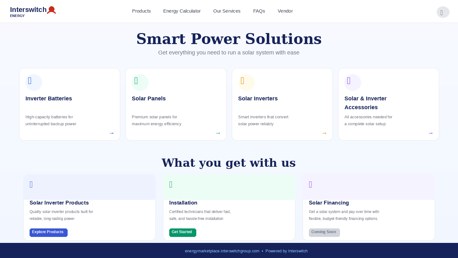 Energy products
